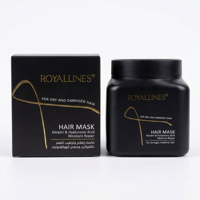 Royallines Keratin & Hyaluronic Acid Moisture Repair Hair Mask – 800ml - Al Kabayel Discount CentreRoyallines Keratin & Hyaluronic Acid Moisture Repair Hair Mask – 800mlHair MasksROYALLINESAl Kabayel Discount Centre