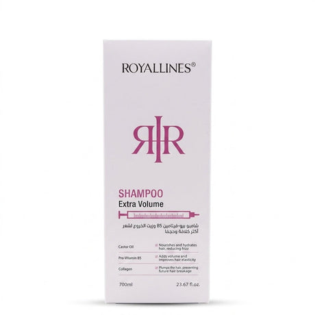 Royallines Pro-Vitamin B5 & Castor Oil Extra Volume Shampoo – 700ml - Al Kabayel Discount CentreRoyallines Pro-Vitamin B5 & Castor Oil Extra Volume Shampoo – 700mlShampoo/ConditionerROYALLINESAl Kabayel Discount Centre