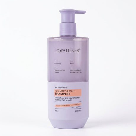 Royallines Rosemary & Mint Anti-Hair Loss Shampoo 750ml - Al Kabayel Discount CentreRoyallines Rosemary & Mint Anti-Hair Loss Shampoo 750mlShampoo/ConditionerROYALLINESAl Kabayel Discount Centre