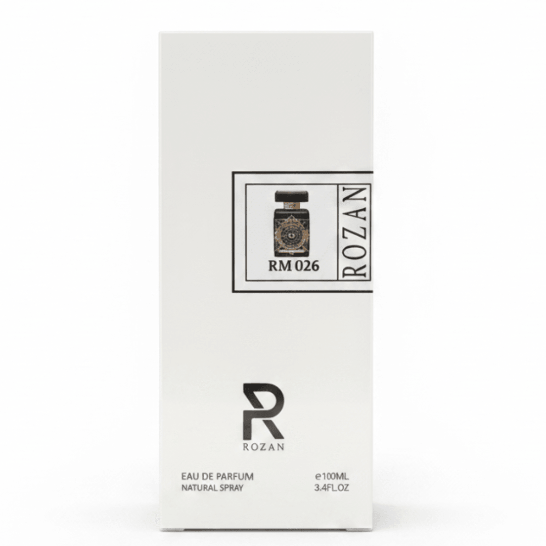 Rozan RM 026 Eau de Parfum 100ml – Unisex Luxury Fragrance with Saffron, Oud & Patchouli | Natural Spray | Inspired Version | - Al Kabayel Discount CentreRozan RM 026 Eau de Parfum 100ml – Unisex Luxury Fragrance with Saffron, Oud & Patchouli | Natural Spray | Inspired Version |PerfumesROZANAl Kabayel Discount Centre