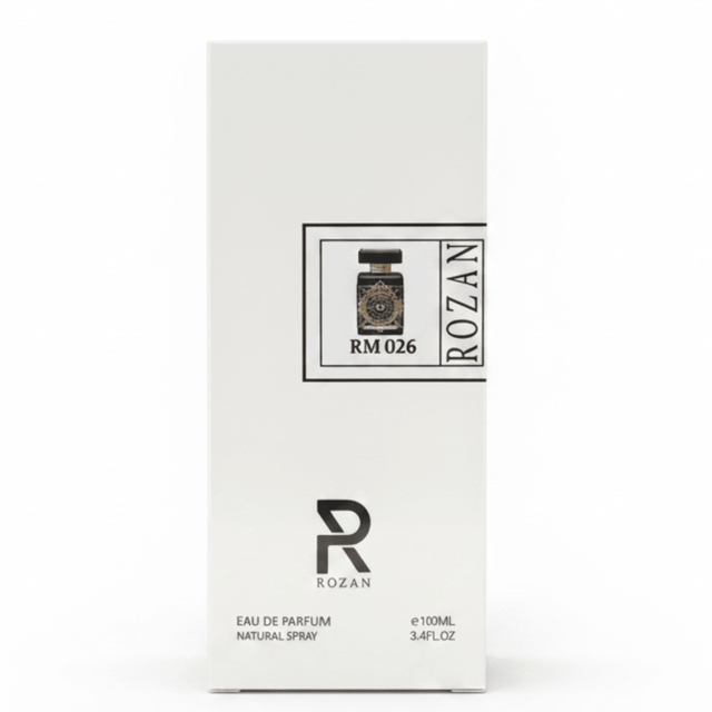Rozan RM 026 Eau de Parfum 100ml – Unisex Luxury Fragrance with Saffron, Oud & Patchouli | Natural Spray | Inspired Version | - Al Kabayel Discount CentreRozan RM 026 Eau de Parfum 100ml – Unisex Luxury Fragrance with Saffron, Oud & Patchouli | Natural Spray | Inspired Version |PerfumesROZANAl Kabayel Discount Centre