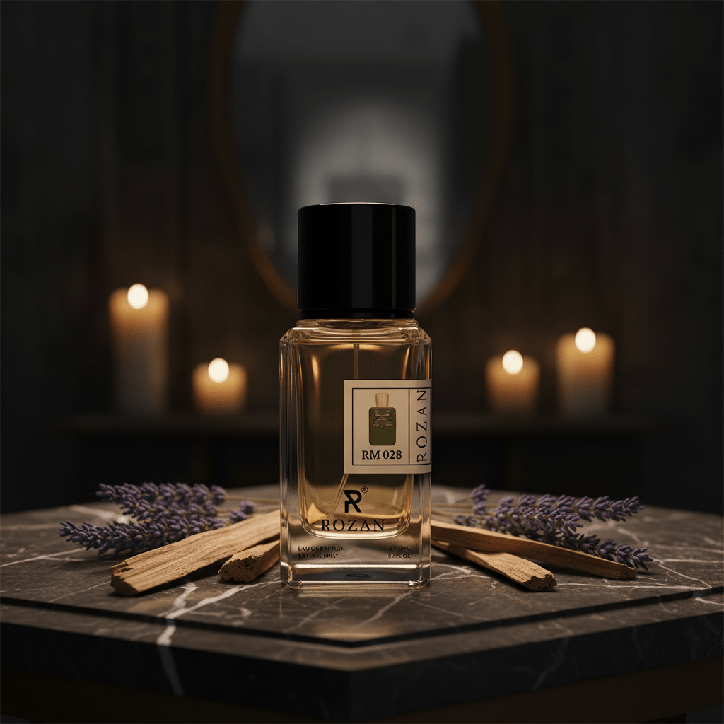 Rozan RM 028 Eau de Parfum for Men 100ml – Woody Aromatic Fragrance with Clary Sage, Saffron, Agarwood Oud & Cedar | Natural Spray | Inspired Version | - Al Kabayel Discount CentreRozan RM 028 Eau de Parfum for Men 100ml – Woody Aromatic Fragrance with Clary Sage, Saffron, Agarwood Oud & Cedar | Natural Spray | Inspired Version |PerfumesROZANAl Kabayel Discount Centre