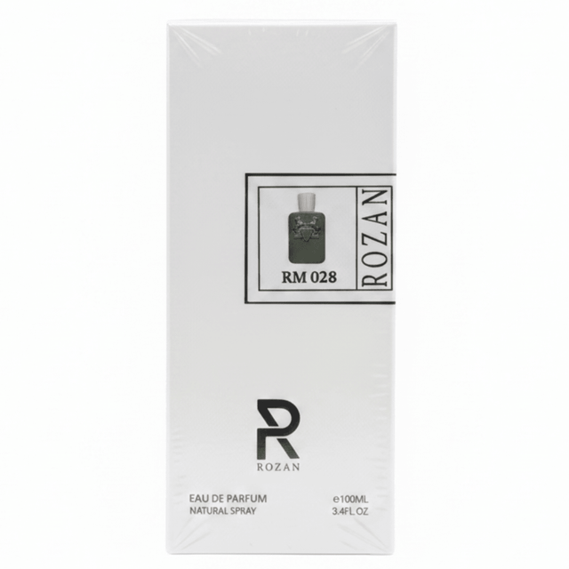 Rozan RM 028 Eau de Parfum for Men 100ml – Woody Aromatic Fragrance with Clary Sage, Saffron, Agarwood Oud & Cedar | Natural Spray | Inspired Version | - Al Kabayel Discount CentreRozan RM 028 Eau de Parfum for Men 100ml – Woody Aromatic Fragrance with Clary Sage, Saffron, Agarwood Oud & Cedar | Natural Spray | Inspired Version |PerfumesROZANAl Kabayel Discount Centre