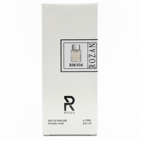 Rozan RM 034 Eau de Parfum for Men – 100ml | Woody Floral Musk Fragrance | Natural Spray | Inspired Version | - Al Kabayel Discount CentreRozan RM 034 Eau de Parfum for Men – 100ml | Woody Floral Musk Fragrance | Natural Spray | Inspired Version |PerfumesROZANAl Kabayel Discount Centre