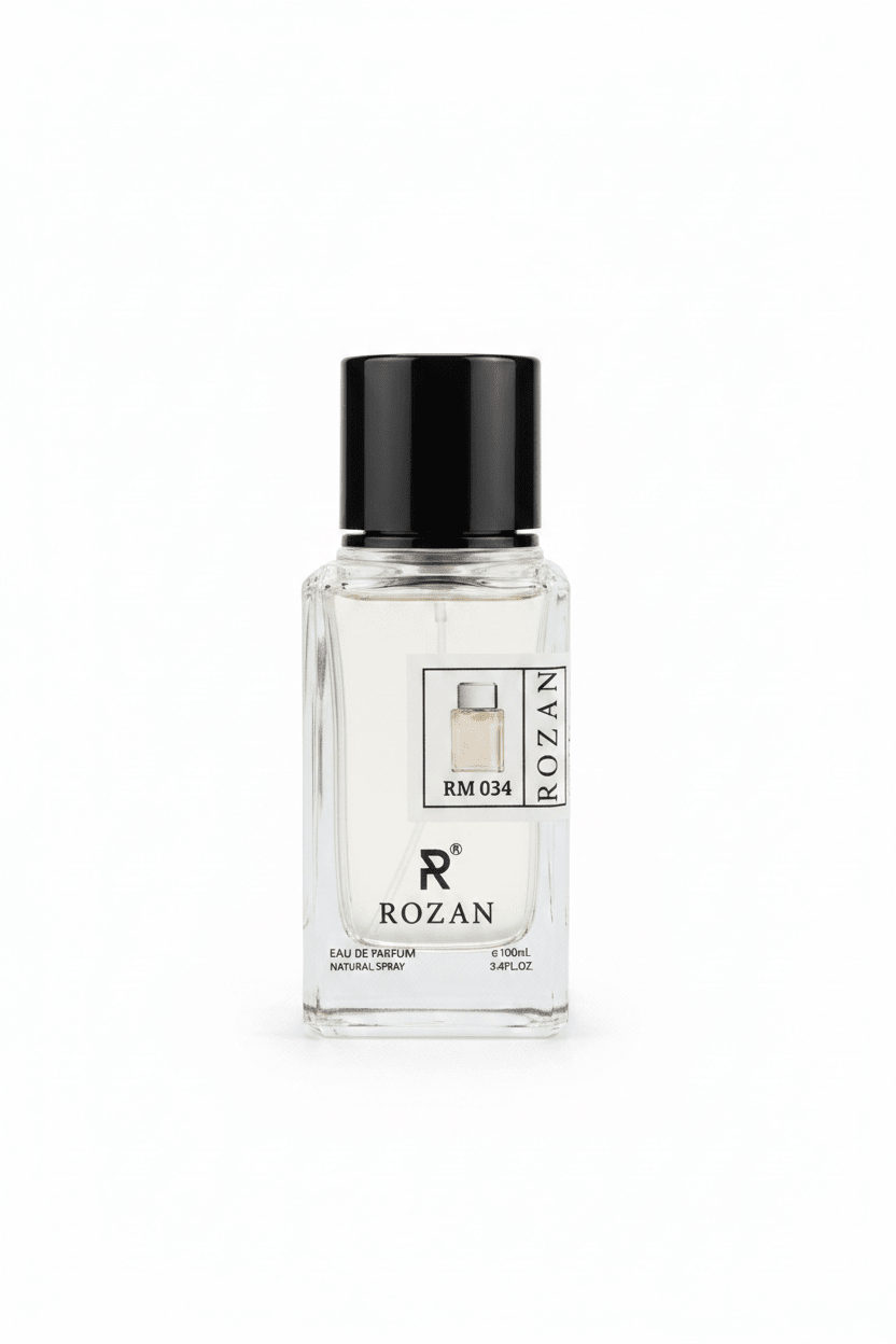 Rozan RM 034 Eau de Parfum for Men – 100ml | Woody Floral Musk Fragrance | Natural Spray | Inspired Version | - Al Kabayel Discount CentreRozan RM 034 Eau de Parfum for Men – 100ml | Woody Floral Musk Fragrance | Natural Spray | Inspired Version |PerfumesROZANAl Kabayel Discount Centre