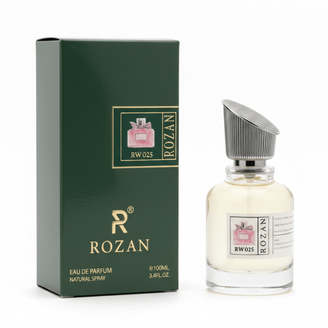 Rozan RW025 Eau de Parfum for Women 100ml – Oriental Floral Fragrance with Iris, Rose & Vanilla | Natural Spray | Inspired Version | - Al Kabayel Discount CentreRozan RW025 Eau de Parfum for Women 100ml – Oriental Floral Fragrance with Iris, Rose & Vanilla | Natural Spray | Inspired Version |PerfumesROZANAl Kabayel Discount Centre