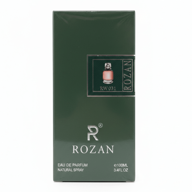 Rozan RW031 Eau de Parfum for Women 100ml – Oriental Floral Fragrance with Pear, Bergamot, Tuberose & Vanilla | Long-Lasting Natural Spray | Inspired Version | - Al Kabayel Discount CentreRozan RW031 Eau de Parfum for Women 100ml – Oriental Floral Fragrance with Pear, Bergamot, Tuberose & Vanilla | Long-Lasting Natural Spray | Inspired Version |PerfumesROZANAl Kabayel Discount Centre
