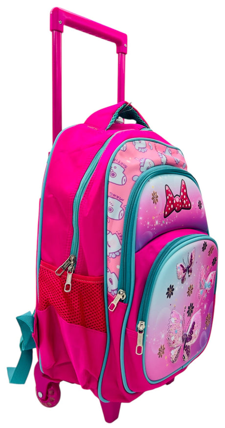 RPJ School Trolley Bag 42cm*28cm*17cm, Pink/Green - Al Kabayel Discount CentreRPJ School Trolley Bag 42cm*28cm*17cm, Pink/GreenSchool BagsRPJAl Kabayel Discount Centre