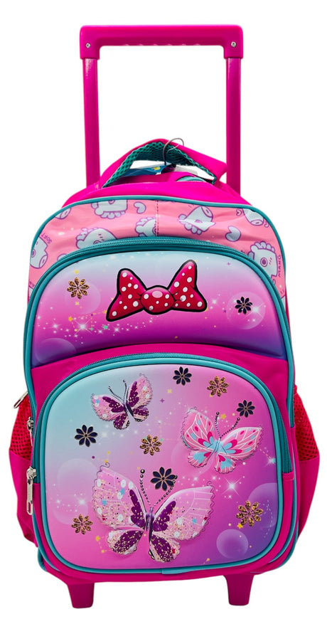 RPJ School Trolley Bag 42cm*28cm*17cm, Pink/Green - Al Kabayel Discount CentreRPJ School Trolley Bag 42cm*28cm*17cm, Pink/GreenSchool BagsRPJAl Kabayel Discount Centre