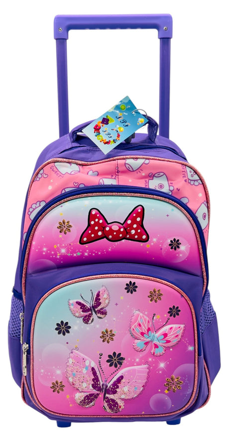 RPJ School Trolley Bag 42cm*28cm*17cm, Purple/Pink - Al Kabayel Discount CentreRPJ School Trolley Bag 42cm*28cm*17cm, Purple/PinkSchool BagsRPJAl Kabayel Discount Centre