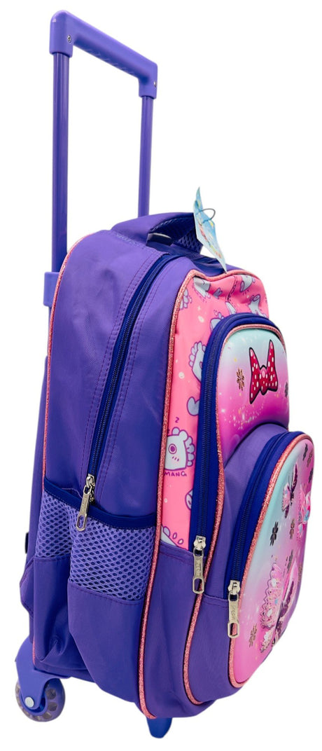 RPJ School Trolley Bag 42cm*28cm*17cm, Purple/Pink - Al Kabayel Discount CentreRPJ School Trolley Bag 42cm*28cm*17cm, Purple/PinkSchool BagsRPJAl Kabayel Discount Centre
