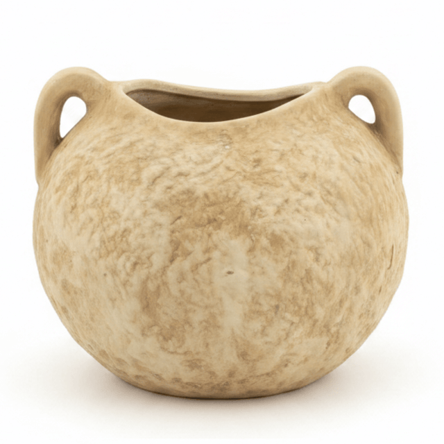 Rustic Beige Ceramic Amphora Vase with Dual Handles | Handcrafted Textured Décor Vase for Home, Majlis & Table Centerpiece | 15×10 cm - Al Kabayel Discount CentreRustic Beige Ceramic Amphora Vase with Dual Handles | Handcrafted Textured Décor Vase for Home, Majlis & Table Centerpiece | 15×10 cmHome Décor AccentsAKDCAl Kabayel Discount Centre
