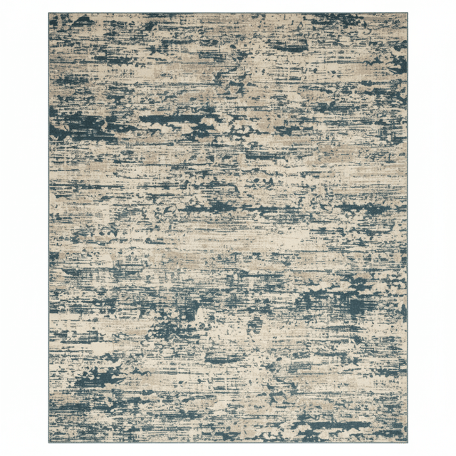 Safari Cream & Blue Polyester Carpet | 250×350 cm | - Al Kabayel Discount CentreSafari Cream & Blue Polyester Carpet | 250×350 cm |DoormatsSAFARIAl Kabayel Discount Centre