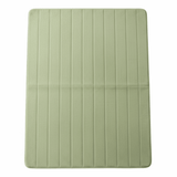 Sage Green Memory Foam Floor Mat | Striped Texture | Extra Large 100×150 cm | Non-Slip Bath & Bedroom Rug - Al Kabayel Discount CentreSage Green Memory Foam Floor Mat | Striped Texture | Extra Large 100×150 cm | Non-Slip Bath & Bedroom RugDoormatsAKDCAl Kabayel Discount Centre