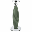 Sage Green Plastic & Metal Textured Pillar Candle Holder with Chrome Accents – 29cm - Al Kabayel Discount CentreSage Green Plastic & Metal Textured Pillar Candle Holder with Chrome Accents – 29cmHome Décor AccentsAKDCAl Kabayel Discount Centre