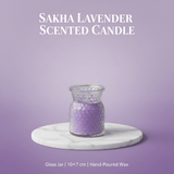 Sakha Lavender Scented Candle in Diamond - Cut Glass Jar | 10×7 cm - Al Kabayel Discount CentreSakha Lavender Scented Candle in Diamond - Cut Glass Jar | 10×7 cmHome FragrancesSAKHAAl Kabayel Discount Centre