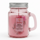Sakha Rose Scented Candle — Glass Jar, 9cm - Al Kabayel Discount CentreSakha Rose Scented Candle — Glass Jar, 9cmHome FragrancesSAKHAAl Kabayel Discount Centre