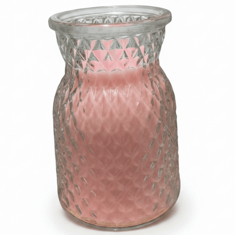 Sakha Rose Scented Candle in Diamond - Cut Glass Pot | 10×7cm - Al Kabayel Discount CentreSakha Rose Scented Candle in Diamond - Cut Glass Pot | 10×7cmHome FragrancesSAKHAAl Kabayel Discount Centre