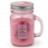 Sakha Rose Scented Candle in Glass Jar Mug | 12cm | - Al Kabayel Discount CentreSakha Rose Scented Candle in Glass Jar Mug | 12cm |Home FragrancesSAKHAAl Kabayel Discount Centre
