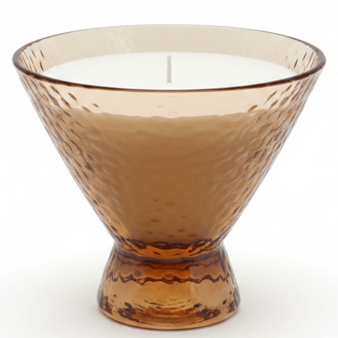Sakha Scented Candle | Elegant Amber Glass Goblet | Hand - Poured Luxury - Al Kabayel Discount CentreSakha Scented Candle | Elegant Amber Glass Goblet | Hand - Poured LuxuryHome FragrancesSAKHAAl Kabayel Discount Centre