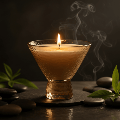 Sakha Scented Candle | Elegant Amber Glass Goblet | Hand - Poured Luxury - Al Kabayel Discount CentreSakha Scented Candle | Elegant Amber Glass Goblet | Hand - Poured LuxuryHome FragrancesSAKHAAl Kabayel Discount Centre