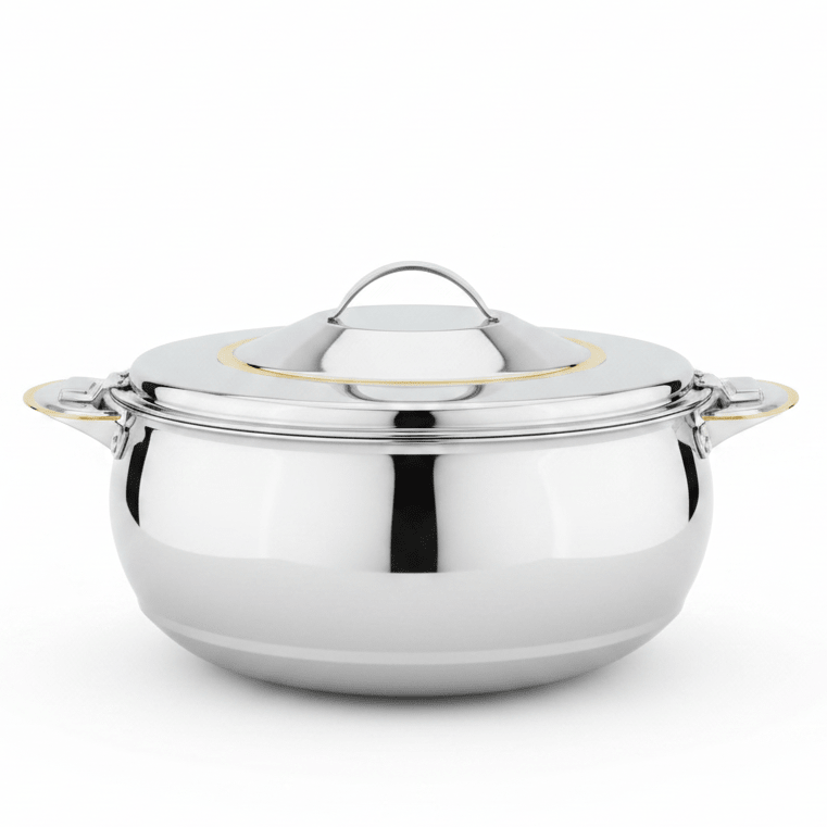 Sanjana Salma Extra Large Stainless Steel Insulated Hotpot Long Lasting Heat Retention for Meals 4000 ml - Al Kabayel Discount CentreSanjana Salma Extra Large Stainless Steel Insulated Hotpot Long Lasting Heat Retention for Meals 4000 mlCasserolesSANJANAAl Kabayel Discount Centre