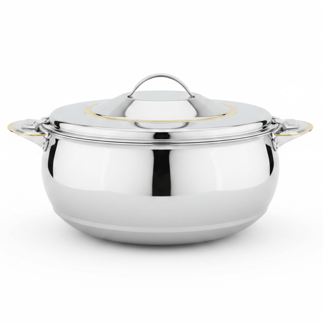 Sanjana Salma Large Capacity Stainless Steel Hotpot with Thermal Insulation Ideal for Family Serving 3000 ml - Al Kabayel Discount CentreSanjana Salma Large Capacity Stainless Steel Hotpot with Thermal Insulation Ideal for Family Serving 3000 mlCasserolesSANJANAAl Kabayel Discount Centre