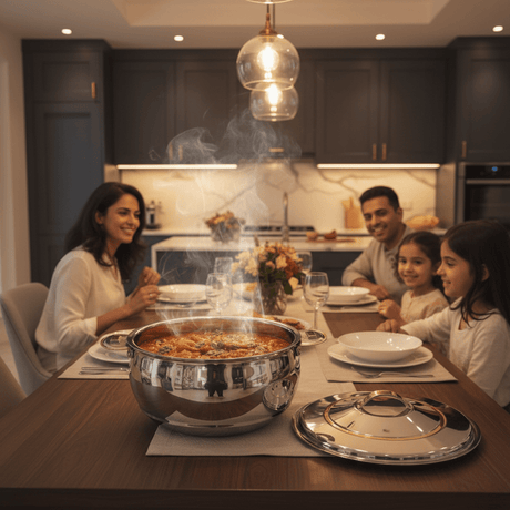 Sanjana Salma Premium Stainless Steel Insulated Hotpot for Everyday Use Medium Capacity Food Warmer 2000 ml - Al Kabayel Discount CentreSanjana Salma Premium Stainless Steel Insulated Hotpot for Everyday Use Medium Capacity Food Warmer 2000 mlCasserolesSANJANAAl Kabayel Discount Centre