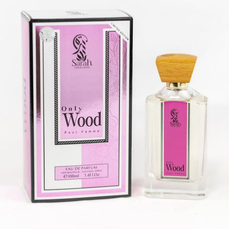Sarah Creation Perfume Only Wood - For Woman (100ML) - Al Kabayel Discount CentreSarah Creation Perfume Only Wood - For Woman (100ML)PerfumesSARAH CREATIONAl Kabayel Discount Centre