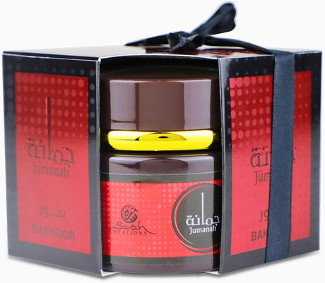 Sarah Creations Jumanah Authentic Arabic Solid Incense Bakhoor Long Lasting Fragrance - 70g - Al Kabayel Discount CentreSarah Creations Jumanah Authentic Arabic Solid Incense Bakhoor Long Lasting Fragrance - 70gHome FragrancesSARAH CREATIONSAl Kabayel Discount Centre