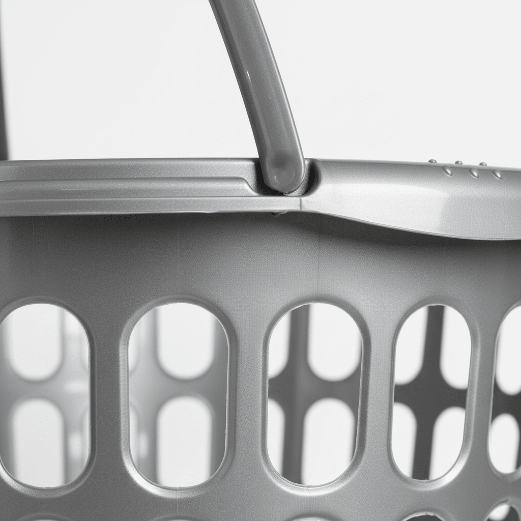 Sarvah Grey Plastic Laundry Basket with Handles - 45×42 cm - Al Kabayel Discount CentreSarvah Grey Plastic Laundry Basket with Handles - 45×42 cmOrganizers & AccessoriesSARVAHAl Kabayel Discount Centre