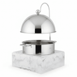 Satin Premium Stainless Steel Chafing Dish with Durable White Melamine Base Catering Buffet Warmer 5.5L - Al Kabayel Discount CentreSatin Premium Stainless Steel Chafing Dish with Durable White Melamine Base Catering Buffet Warmer 5.5LWarmersSATINAl Kabayel Discount Centre