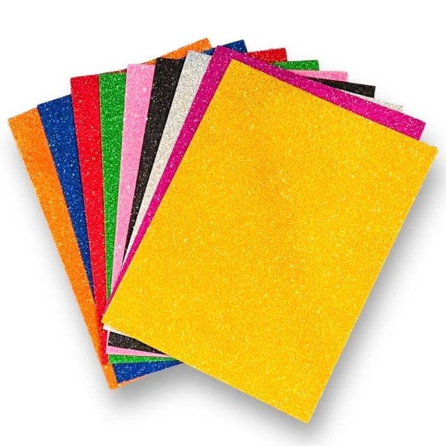 SBC 10pcs Glitter Eva Foam Stricker 20cm*30cm, Assorted Color - Al Kabayel Discount CentreSBC 10pcs Glitter Eva Foam Stricker 20cm*30cm, Assorted ColorCraft SuppliesSBCAl Kabayel Discount Centre
