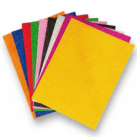SBC 10pcs Glitter Eva Foam Stricker 30cm*40cm, Assorted Color - Al Kabayel Discount CentreSBC 10pcs Glitter Eva Foam Stricker 30cm*40cm, Assorted ColorCraft SuppliesSBCAl Kabayel Discount Centre