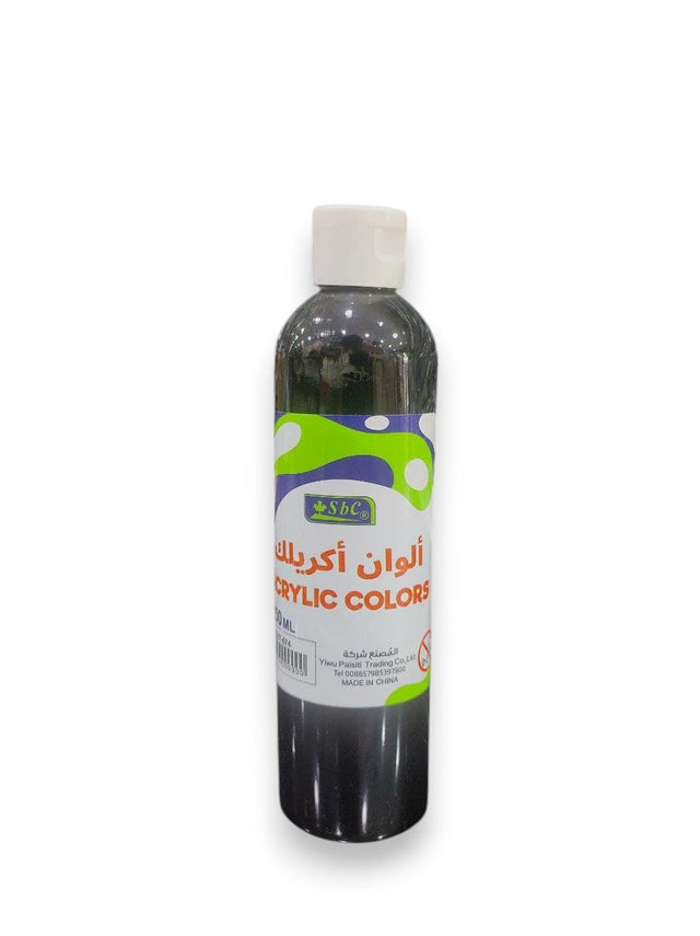SBC Acrylic Colour 250ml Black - Al Kabayel Discount CentreSBC Acrylic Colour 250ml BlackPaintsSBCAl Kabayel Discount Centre
