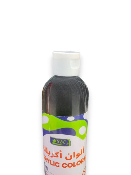 SBC Acrylic Colour 250ml Black - Al Kabayel Discount CentreSBC Acrylic Colour 250ml BlackPaintsSBCAl Kabayel Discount Centre