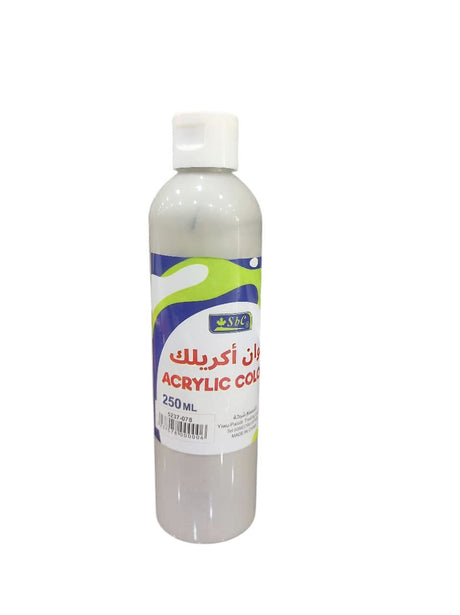 SBC Acrylic Colour 250ml Silver - Al Kabayel Discount CentreSBC Acrylic Colour 250ml SilverPaintsSBCAl Kabayel Discount Centre