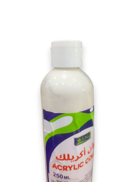 SBC Acrylic Colour 250ml White - Al Kabayel Discount CentreSBC Acrylic Colour 250ml WhitePaintsSBCAl Kabayel Discount Centre