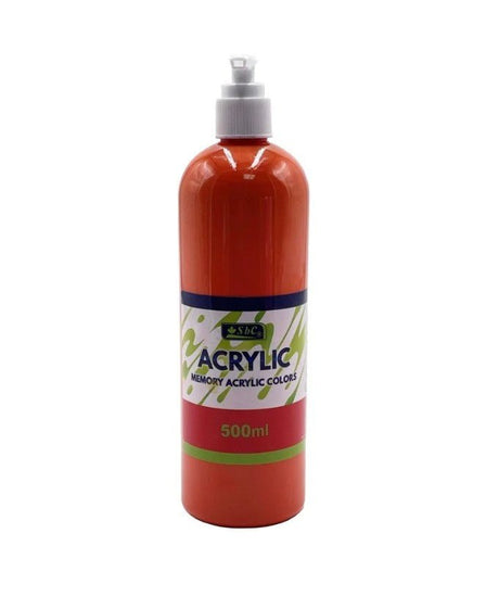 SBC Acrylic Colour 500ml Orange - Al Kabayel Discount CentreSBC Acrylic Colour 500ml OrangePaintsSBCAl Kabayel Discount Centre