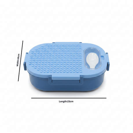 SBC Blue 2-Section Lunch Box with Spoon – 23×16cm - Al Kabayel Discount CentreSBC Blue 2-Section Lunch Box with Spoon – 23×16cmLunch BoxSBCAl Kabayel Discount Centre