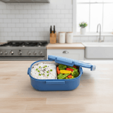SBC Blue 2-Section Lunch Box with Spoon – 23×16cm - Al Kabayel Discount CentreSBC Blue 2-Section Lunch Box with Spoon – 23×16cmLunch BoxSBCAl Kabayel Discount Centre