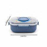 SBC Blue 2-Section Stainless Steel Kids Lunch Box with Spoon - 20×13 cm - Al Kabayel Discount CentreSBC Blue 2-Section Stainless Steel Kids Lunch Box with Spoon - 20×13 cmLunch BoxSBCAl Kabayel Discount Centre