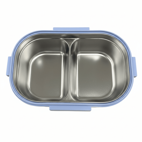 SBC Blue & Green 2-Section Stainless Steel Lunch Box with Spoon – 23×16cm - Al Kabayel Discount CentreSBC Blue & Green 2-Section Stainless Steel Lunch Box with Spoon – 23×16cmLunch BoxSBCAl Kabayel Discount Centre