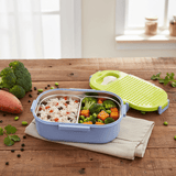 SBC Blue & Green 2-Section Stainless Steel Lunch Box with Spoon – 23×16cm - Al Kabayel Discount CentreSBC Blue & Green 2-Section Stainless Steel Lunch Box with Spoon – 23×16cmLunch BoxSBCAl Kabayel Discount Centre
