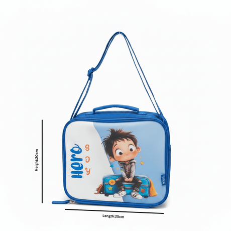 SBC Blue Hero Kids Polyester Lunch Bag – 20×25 cm - Al Kabayel Discount CentreSBC Blue Hero Kids Polyester Lunch Bag – 20×25 cmLunch BagsSBCAl Kabayel Discount Centre