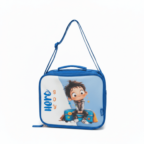 SBC Blue Hero Kids Polyester Lunch Bag – 20×25 cm - Al Kabayel Discount CentreSBC Blue Hero Kids Polyester Lunch Bag – 20×25 cmLunch BagsSBCAl Kabayel Discount Centre