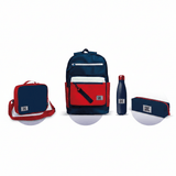 SBC Luxury 4-in-1 School Backpack Set 17" – Navy Blue & Red (Backpack + Lunch Bag + Water Bottle + Pencil Case) - Al Kabayel Discount CentreSBC Luxury 4-in-1 School Backpack Set 17" – Navy Blue & Red (Backpack + Lunch Bag + Water Bottle + Pencil Case)School BagsSBCAl Kabayel Discount Centre