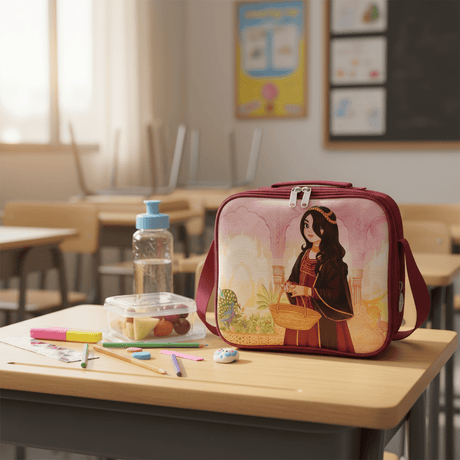 SBC Maroon Arabian Princess Girls Lunch Box Bag - 20×25 cm - Al Kabayel Discount CentreSBC Maroon Arabian Princess Girls Lunch Box Bag - 20×25 cmLunch BagsSBCAl Kabayel Discount Centre