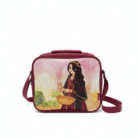 SBC Maroon Arabian Princess Girls Lunch Box Bag - 20×25 cm - Al Kabayel Discount CentreSBC Maroon Arabian Princess Girls Lunch Box Bag - 20×25 cmLunch BagsSBCAl Kabayel Discount Centre