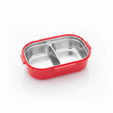 SBC Pink Plastic 2-Section Lunch Box with Fork – 23×16 cm - Al Kabayel Discount CentreSBC Pink Plastic 2-Section Lunch Box with Fork – 23×16 cmLunch BoxSBCAl Kabayel Discount Centre